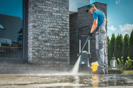 Allen pressure washing