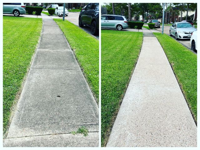 Sidewalk Cleaning in Plano, TX